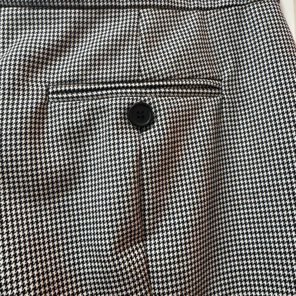 Alexander McQueen Houndstooth wool straight pants Size IT 38 - US 2 - Picture 12 of 14